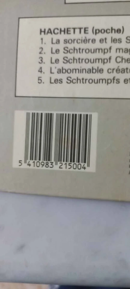 BD schtroumpfs originale ( le bébé schtroumpf)