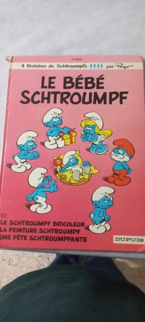 BD schtroumpfs originale ( le bébé schtroumpf)