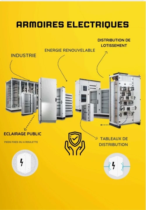 Armoire électrique Armoire de brassage mobilier métallique 