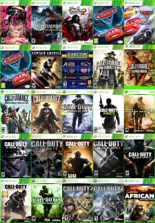 INSTALLER PACK 20/50/80/150/300 JEUX TOP SUR Disque Dur XBOX360 PRIX CHOC 