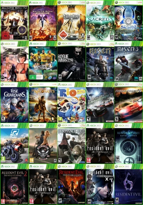INSTALLER PACK 20/50/80/150/300 JEUX TOP SUR Disque Dur XBOX360 PRIX CHOC 