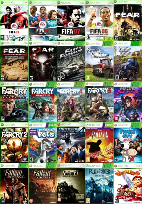 INSTALLER PACK 20/50/80/150/300 JEUX TOP SUR Disque Dur XBOX360 PRIX CHOC 