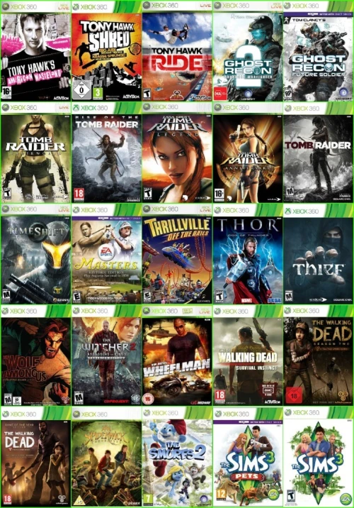 INSTALLER PACK 20/50/80/150/300 JEUX TOP SUR Disque Dur XBOX360 PRIX CHOC 