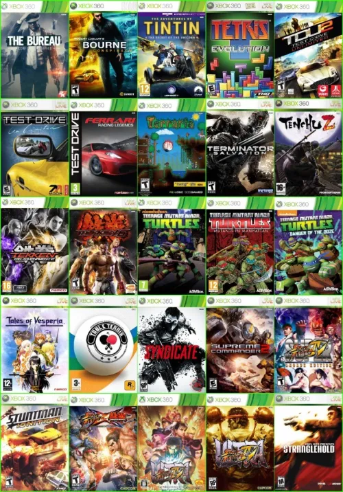 INSTALLER PACK 20/50/80/150/300 JEUX TOP SUR Disque Dur XBOX360 PRIX CHOC 