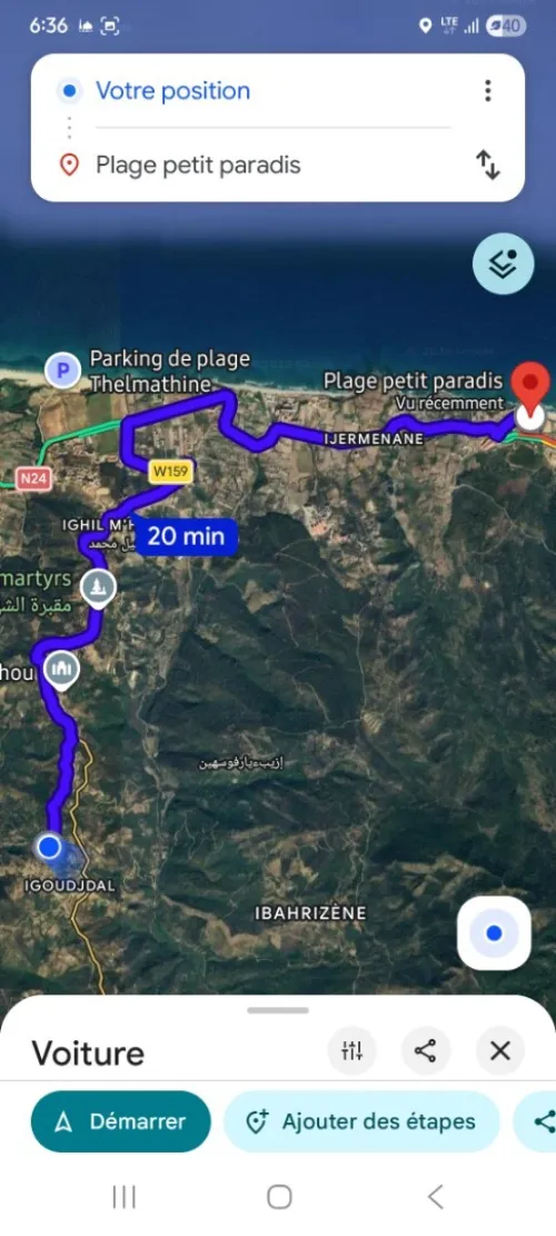 Vente Terrain Tizi Ouzou Ait chaffaa