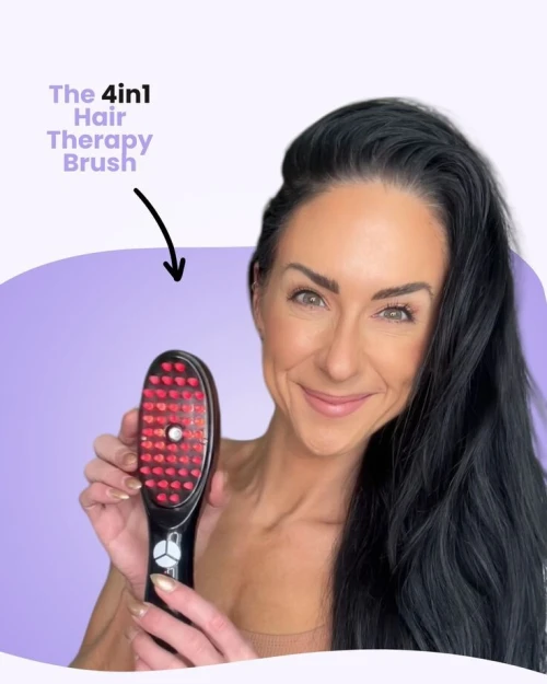 brosse therapeutique  anti chute de cheveux