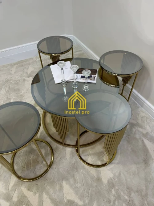 Table basse inox