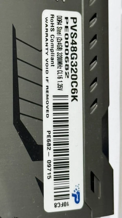 RAM Patriot DDR4 16G 3200 MHz (kit de 8x2 Go)