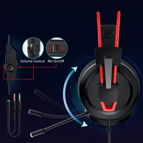 Casque gamer Dacota Gaming GH 905 Over-ear Headset