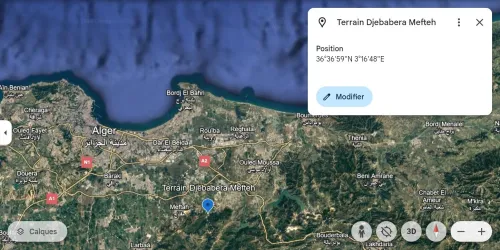 Vente Terrain Blida Djebara
