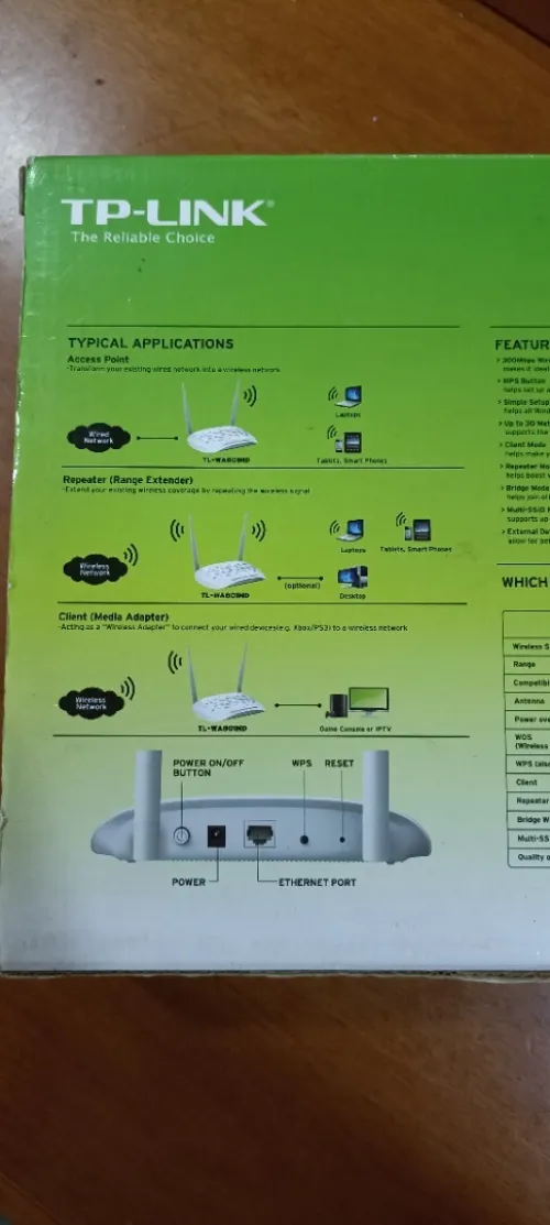 répéter Point d'accès tplink