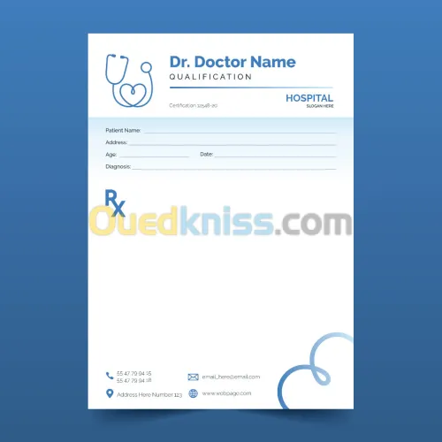 Ordonnances (Conception et impression)