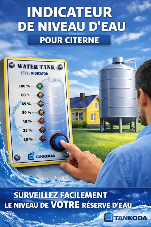 INDICATEUR NIVEAU D'EAU D'UNE CITERNE