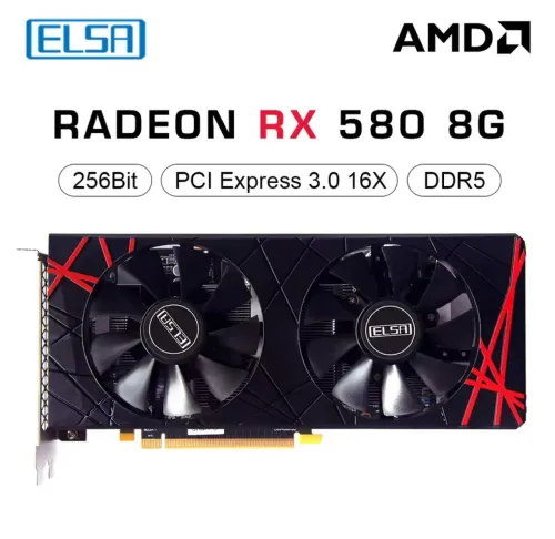 ELSA AMD Radeon RX 580 8GB GDDR5 2048SP 256bit
