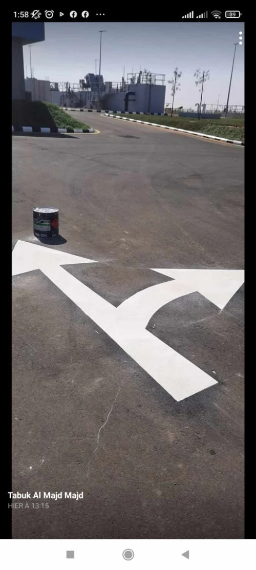 signalisation routière traçage parking location machine