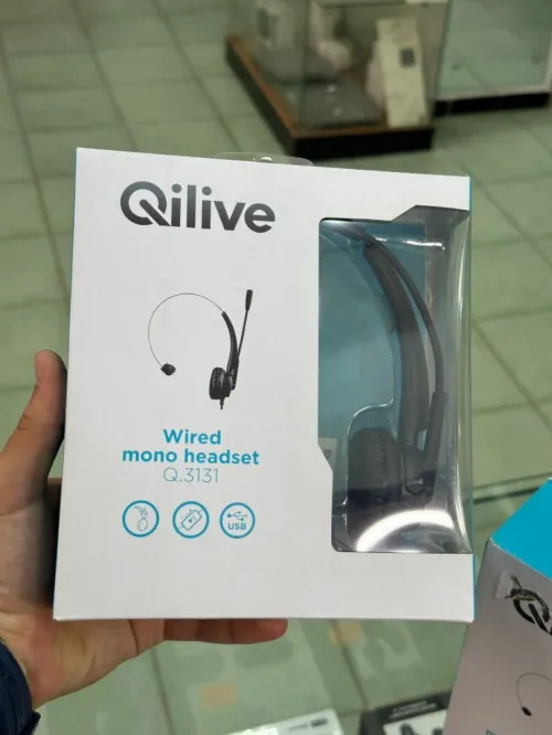 Casque QILIVE Q.3131 1oreillette Filaire  Noir