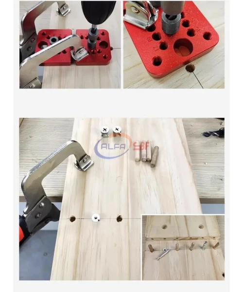 GABARIT DE PERCAGE 3EN1 REGLABLE X-180 ALFA-SBF