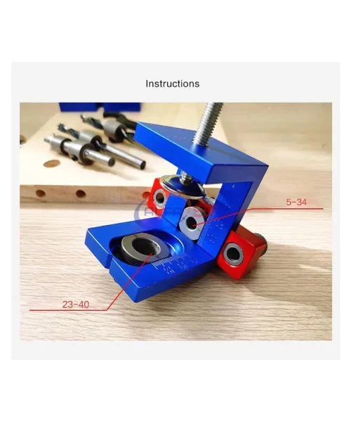 GABARIT DE PERCAGE 3EN1 REGLABLE X-180 ALFA-SBF