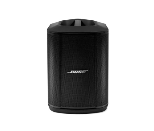 Enceinte de sonorisation tout-en-un Bose S1 Pro+ - Système de sonorisation sans fil amplifié, multiples options de positionnement, poignée de transport ergonomique, jusqu'à 11 heures d'autonomie, noir