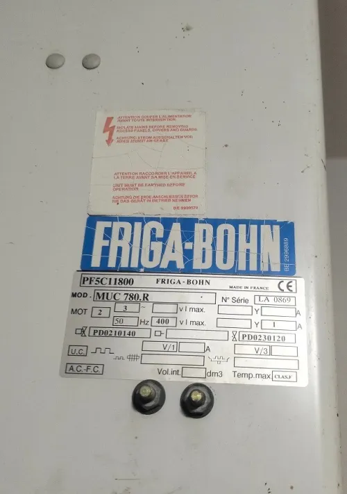 Matériels Chambre froide