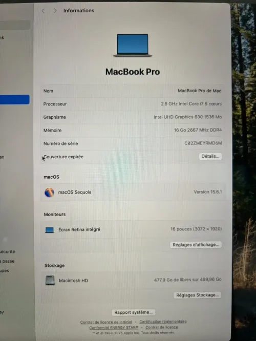 MacBook Pro 2019