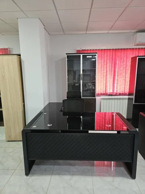 Ensemble de bureau en verre 1, 60 