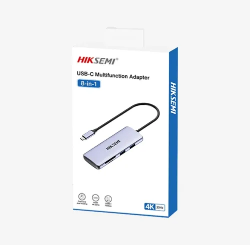 Hub USB-C 8-en-1 HIKSEMI