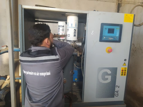Vente Maintenance et Installation d'air comprimé Atlas Copco Worthington Compair Ceccato 