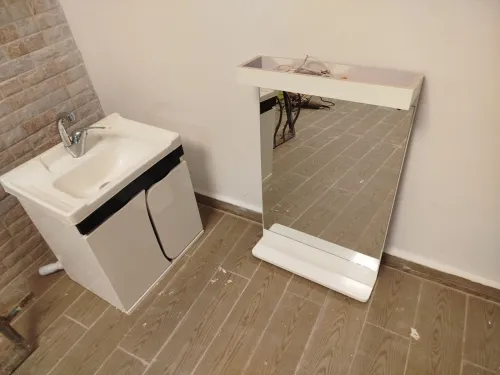 Miroir lavabos leviers