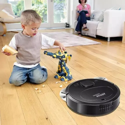 Robot aspirateur intelligent sans fil 3 en 1