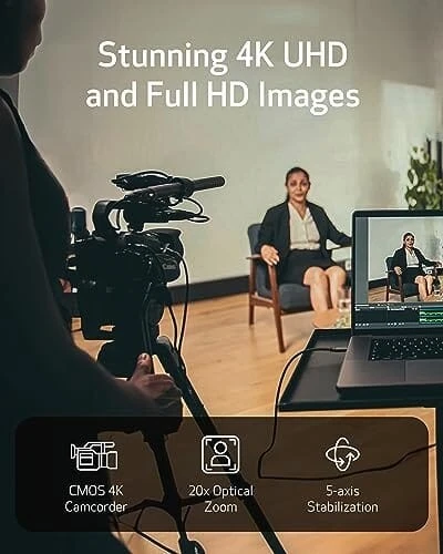 Canon XA60 Professional UHD 4K Caméscopes 12 MOIS GARANTIE