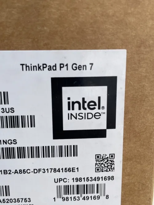 THINKPAD P1 GEN7 ULTRA 7 155H 32LPD5X-1TB G4 perf RTX A2000 8Go 16 POUCE QWERTY