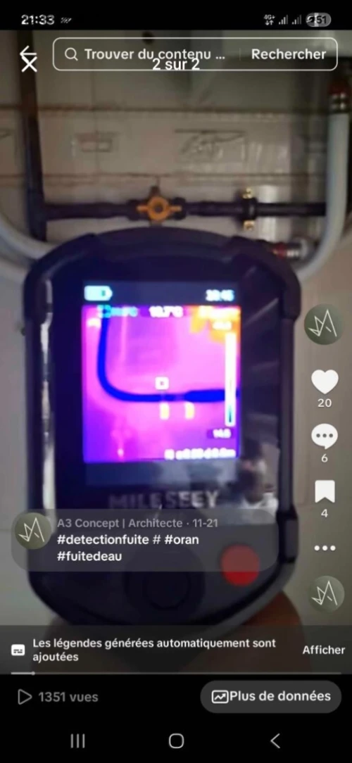 Detection fuites eaux