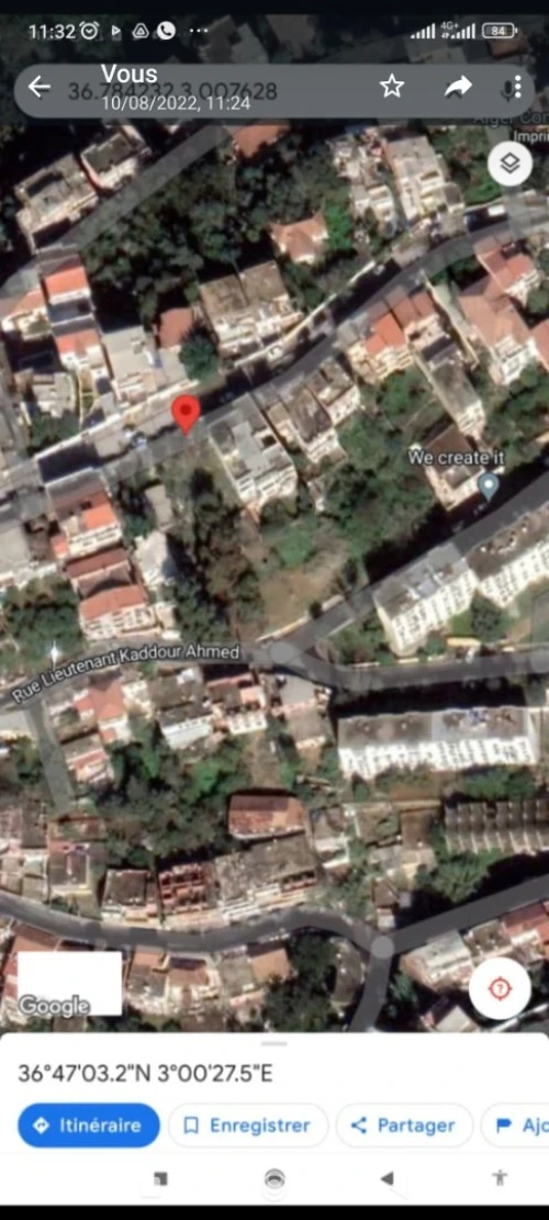 Vente Terrain Alger Bouzareah