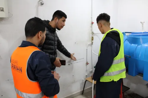 دورة الترصيص الصحي و التدفئة المركزية 