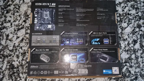 I3 10100f box + H510M-HDV/M.2 SE  Bl vontilo