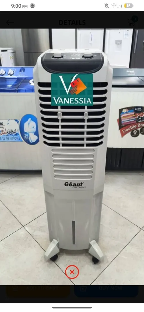 Air cooler marque géant 40L avec turbo