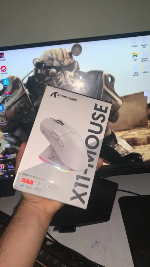 ATTACK SHARK X11 Wireless Gaming Mouse with Charging Dock