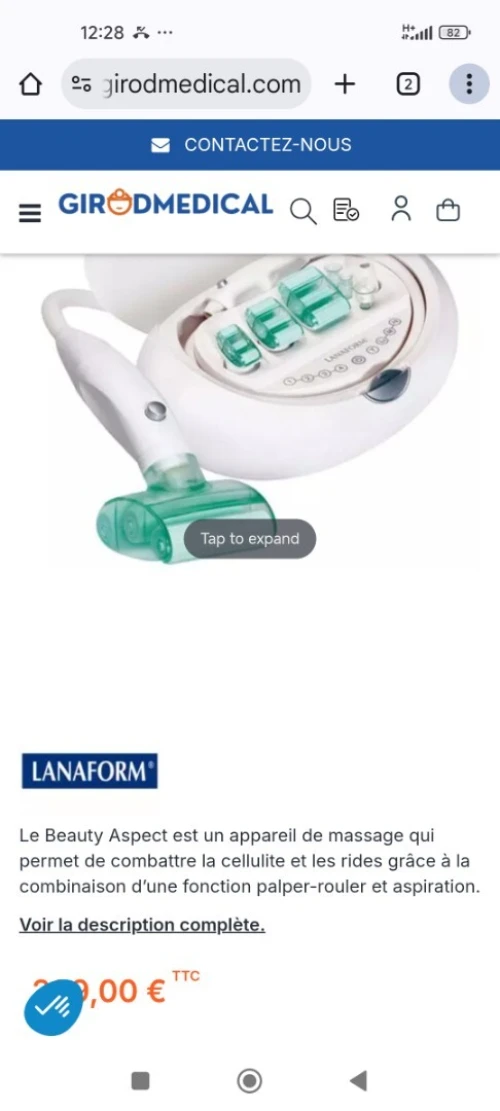 Appareil massage et minceur