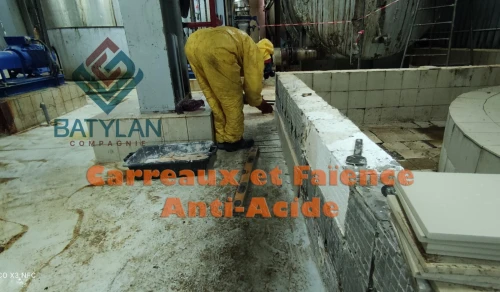 Spécialiste du revêtement de sols industriels Carreaux et Faïence Anti-Acide et Antibactériens