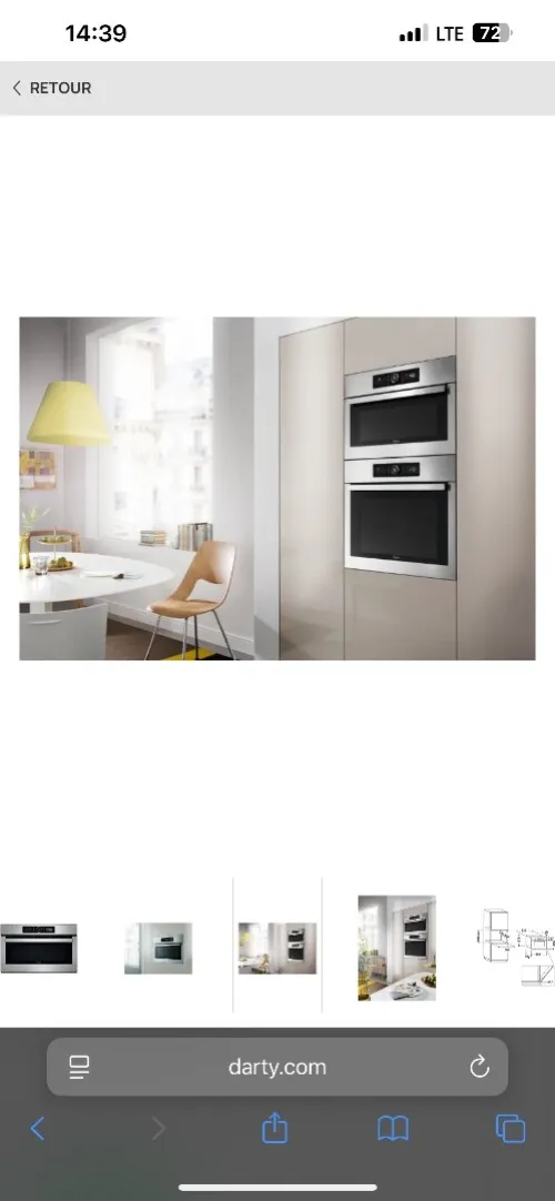 Micro ond encastrable whirlpool 