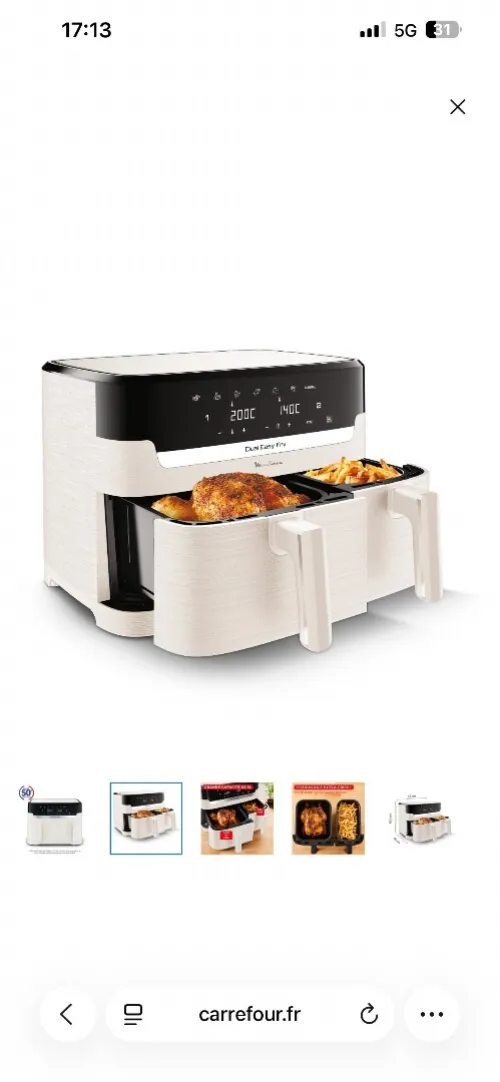 Air frayer moulinex