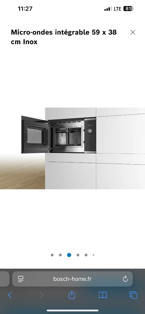 Micro ond bosch 