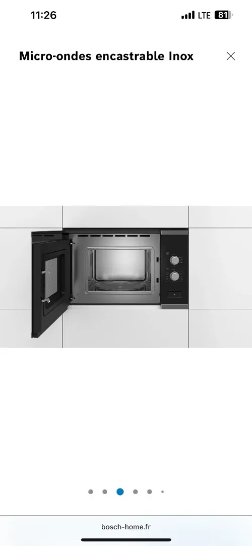 Micro ond bosch 