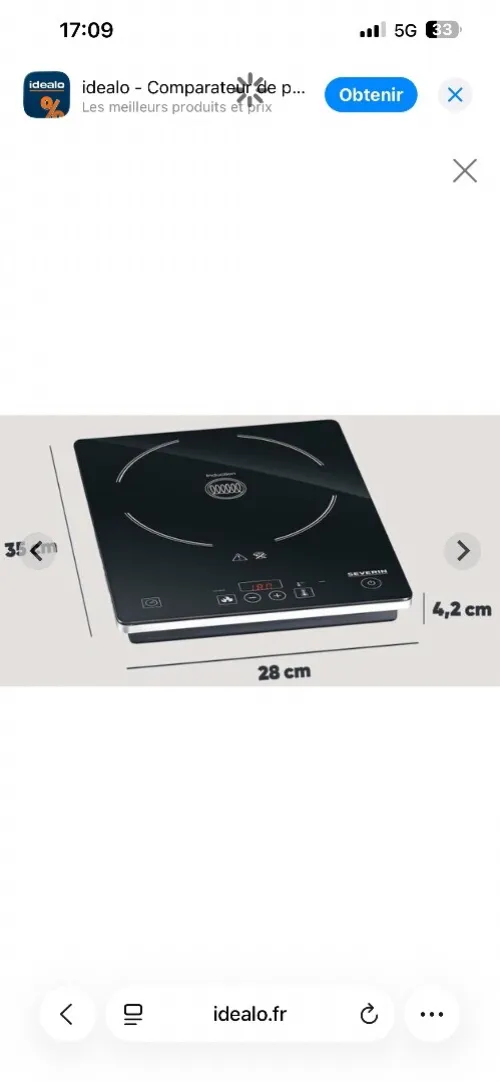Plaque chauffante