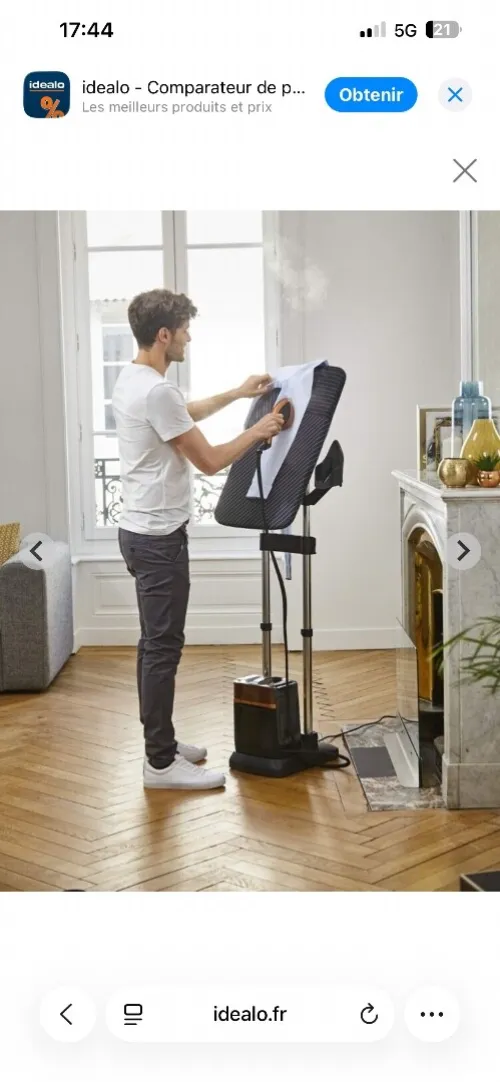 Deferoisseur rowanta grand noir avec table