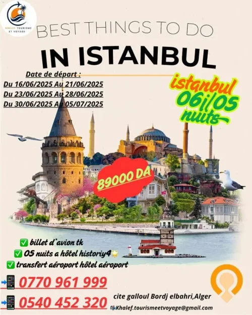 séjour istanbul