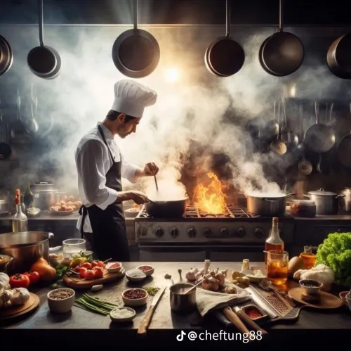 (طباخ خاص) chef cuisinier privé