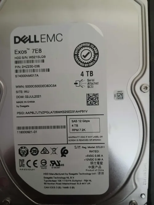 disque dur sas 3.5" 4TB