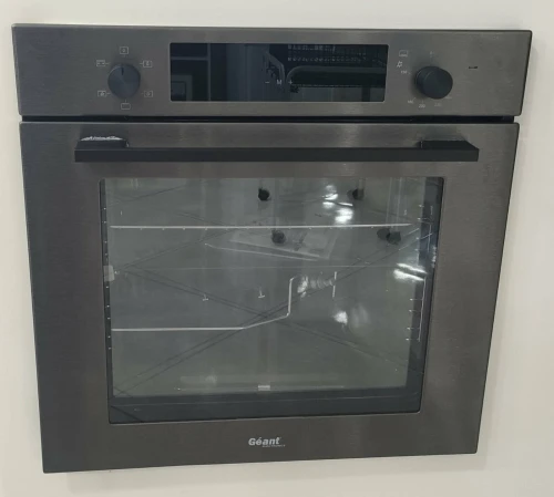 Pack Géant hotte plaque de cuisson four noir haute gamme